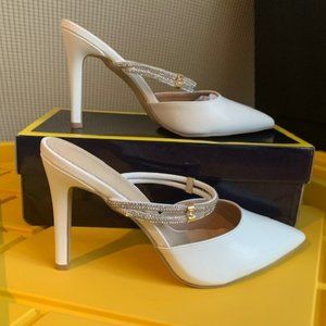 Rhinestone Decor Sandals High heel